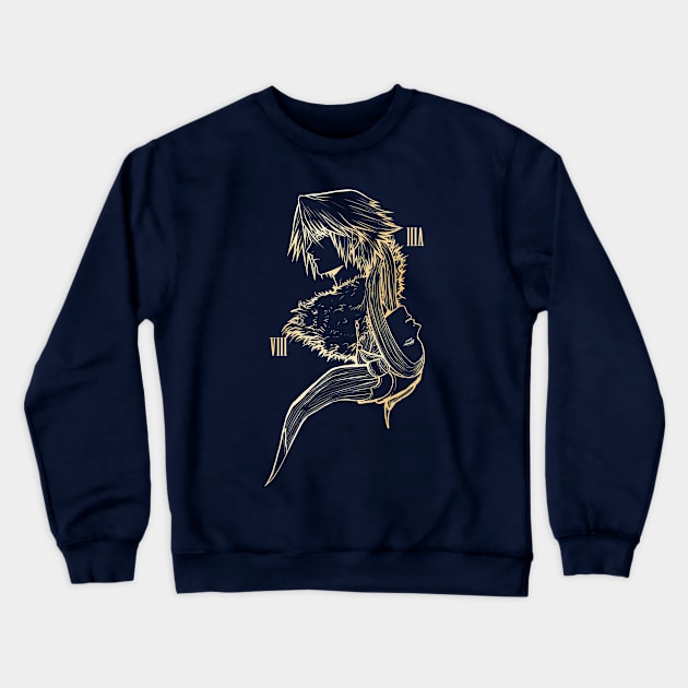 FF8 character art Crewneck Sweatshirt by mcashe_art